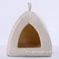 Rumah Gua Kucing Portable Bed dengan tilam